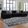 image:imageSignature Design by Ashley MidnightMadness Jumbo Corduroy Chair and a HalfOnyx