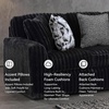image:imageSignature Design by Ashley MidnightMadness Jumbo Corduroy Chair and a HalfOnyx