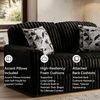 image:imageSignature Design by Ashley MidnightMadness Jumbo Corduroy Chair and a HalfOnyx