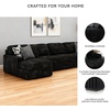 image:imageSignature Design by Ashley MidnightMadness Jumbo Corduroy Chair and a HalfOnyx