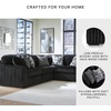 image:imageSignature Design by Ashley MidnightMadness Jumbo Corduroy Chair and a HalfOnyx