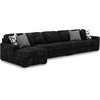 image:imageSignature Design by Ashley MidnightMadness Jumbo Corduroy Chair and a HalfOnyx