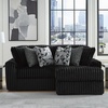 image:imageSignature Design by Ashley MidnightMadness Jumbo Corduroy Chair and a HalfOnyx
