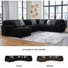 image:imageSignature Design by Ashley MidnightMadness Jumbo Corduroy Chair and a HalfOnyx