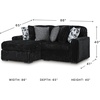 image:imageSignature Design by Ashley MidnightMadness Jumbo Corduroy Chair and a HalfOnyx