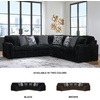 image:imageSignature Design by Ashley MidnightMadness Jumbo Corduroy Chair and a HalfOnyx