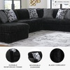 image:imageSignature Design by Ashley MidnightMadness Jumbo Corduroy Chair and a HalfOnyx