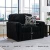 image:imageSignature Design by Ashley MidnightMadness Jumbo Corduroy Chair and a HalfOnyx