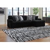 image:imageSignature Design by Ashley MidnightMadness Jumbo Corduroy Chair and a HalfOnyx