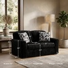 image:imageSignature Design by Ashley MidnightMadness Jumbo Corduroy Chair and a HalfOnyx
