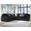 image:imageSignature Design by Ashley MidnightMadness Jumbo Corduroy Chair and a HalfOnyx