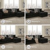 image:imageSignature Design by Ashley MidnightMadness Jumbo Corduroy Chair and a HalfOnyx