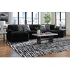 image:imageSignature Design by Ashley MidnightMadness Jumbo Corduroy Chair and a HalfOnyx