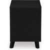 image:imageSignature Design by Ashley Modern Black Nightstand with Wireless Charger