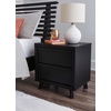 image:imageSignature Design by Ashley Modern Black Nightstand with Wireless Charger