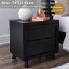 image:imageSignature Design by Ashley Modern Black Nightstand with Wireless Charger
