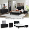 image:imageSignature Design by Ashley Modern Black Nightstand with Wireless Charger