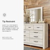 image:imageSignature Design by Ashley Modern Farmhouse Queen Bed FrameDresser and Mirror