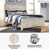 image:imageSignature Design by Ashley Modern Farmhouse Queen Bed FrameKing Crossbuck Panel Bed