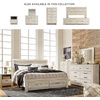 image:imageSignature Design by Ashley Modern Farmhouse Queen Bed FrameKing Platform Bed with 2 Storage Drawers