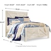 image:imageSignature Design by Ashley Modern Farmhouse Queen Bed FrameQueen Crossbuck Panel Bed