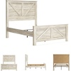 image:imageSignature Design by Ashley Modern Farmhouse Queen Bed FrameQueen Crossbuck Panel Bed