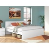 image:imageSignature Design by Ashley Modern King Panel Headboard Only Solid WhiteWhite