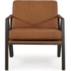 image:imageSignature Design by Ashley Modern Top Grain Leather Accent Chair Caramel
