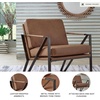 image:imageSignature Design by Ashley Modern Top Grain Leather Accent Chair Caramel