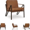 image:imageSignature Design by Ashley Modern Top Grain Leather Accent Chair Caramel