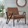 image:imageSignature Design by Ashley Modern Top Grain Leather Accent Chair Caramel