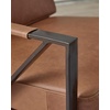 image:imageSignature Design by Ashley Modern Top Grain Leather Accent Chair Caramel