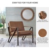 image:imageSignature Design by Ashley Modern Top Grain Leather Accent Chair Caramel
