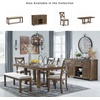 image:imageSignature Design by Ashley Moriville Wood Upholstered Dining Bench BeigeBrown