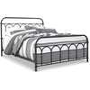 image:imageSignature Design by Ashley Nashburg Full Metal Farmhouse Bed Frame BlackBlack