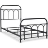 image:imageSignature Design by Ashley Nashburg Full Metal Farmhouse Bed Frame BlackBlack