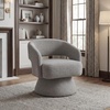 image:imageSignature Design by Ashley Nashkins Swivel Accent Chair Pebble Boucle
