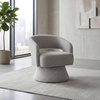 image:imageSignature Design by Ashley Nashkins Swivel Accent Chair Pebble Boucle
