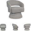 image:imageSignature Design by Ashley Nashkins Swivel Accent Chair Pebble Boucle