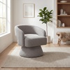 image:imageSignature Design by Ashley Nashkins Swivel Accent Chair Pebble Boucle