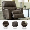 image:imageSignature Design by Ashley Navi 1Piece Rocker Recliner Smoke Faux Leather