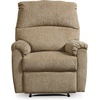 image:imageSignature Design by Ashley Nerviano Contemporary Wall Hugger Recliner with PillowTop Armrest Dark BrownTaupe