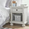 image:imageSignature Design by Ashley Nightstand Bedside Table Antique White WoodAntique White