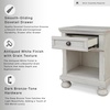 image:imageSignature Design by Ashley Nightstand Bedside Table Antique White WoodAntique White