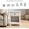 image:imageSignature Design by Ashley Nightstand Bedside Table Antique White WoodAntique White