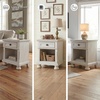 image:imageSignature Design by Ashley Nightstand Bedside Table Antique White WoodAntique White