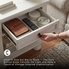 image:imageSignature Design by Ashley Nightstand Bedside Table Antique White WoodAntique White
