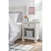 image:imageSignature Design by Ashley Nightstand Bedside Table Antique White WoodAntique White