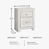 image:imageSignature Design by Ashley Nightstand Paxberry Boho WhitewashWhitewash