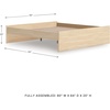 image:imageSignature Design by Ashley Onita King Platform Bed Natural